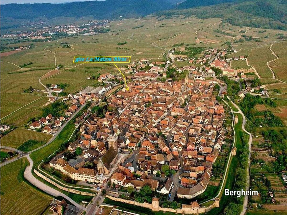 Gite La Maison Bleue Бергхейм Экстерьер фото
